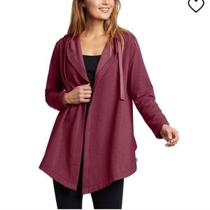 Eddie Bauer Women's Camp Fleece Hoodie Wrap With Pockets